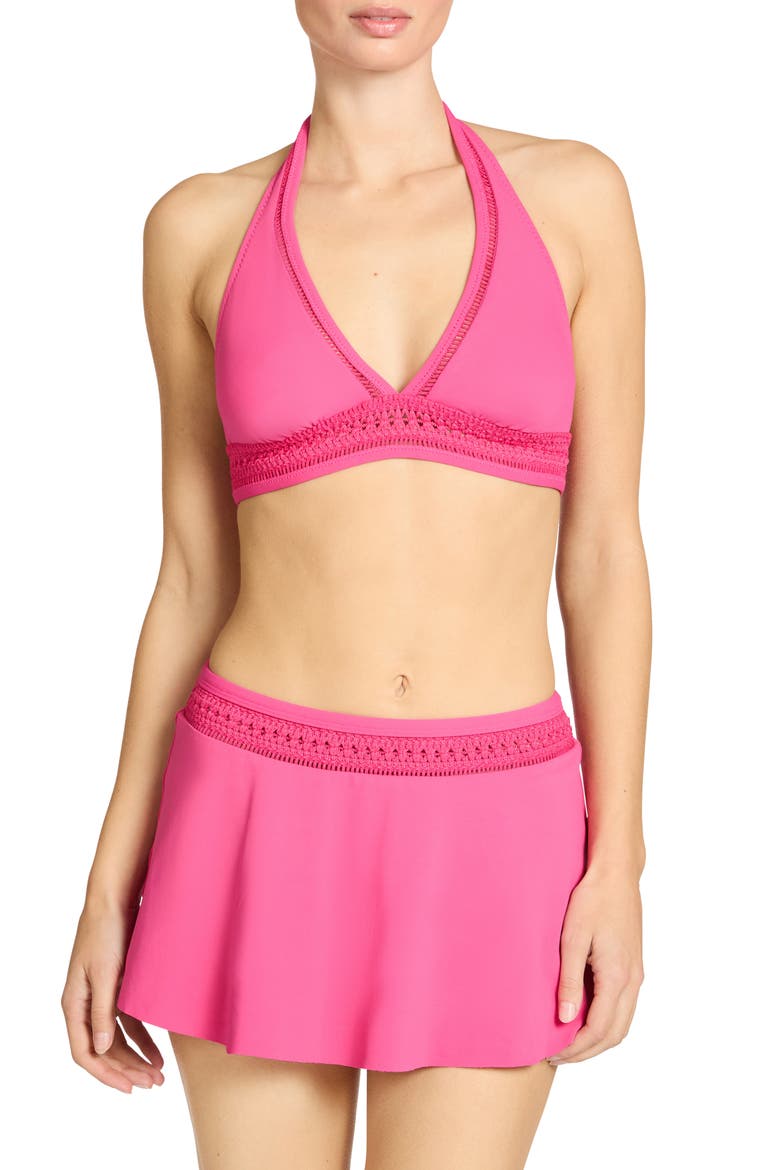 Isabelle Cover-Up Miniskirt, Main, color, STRAWBERRY