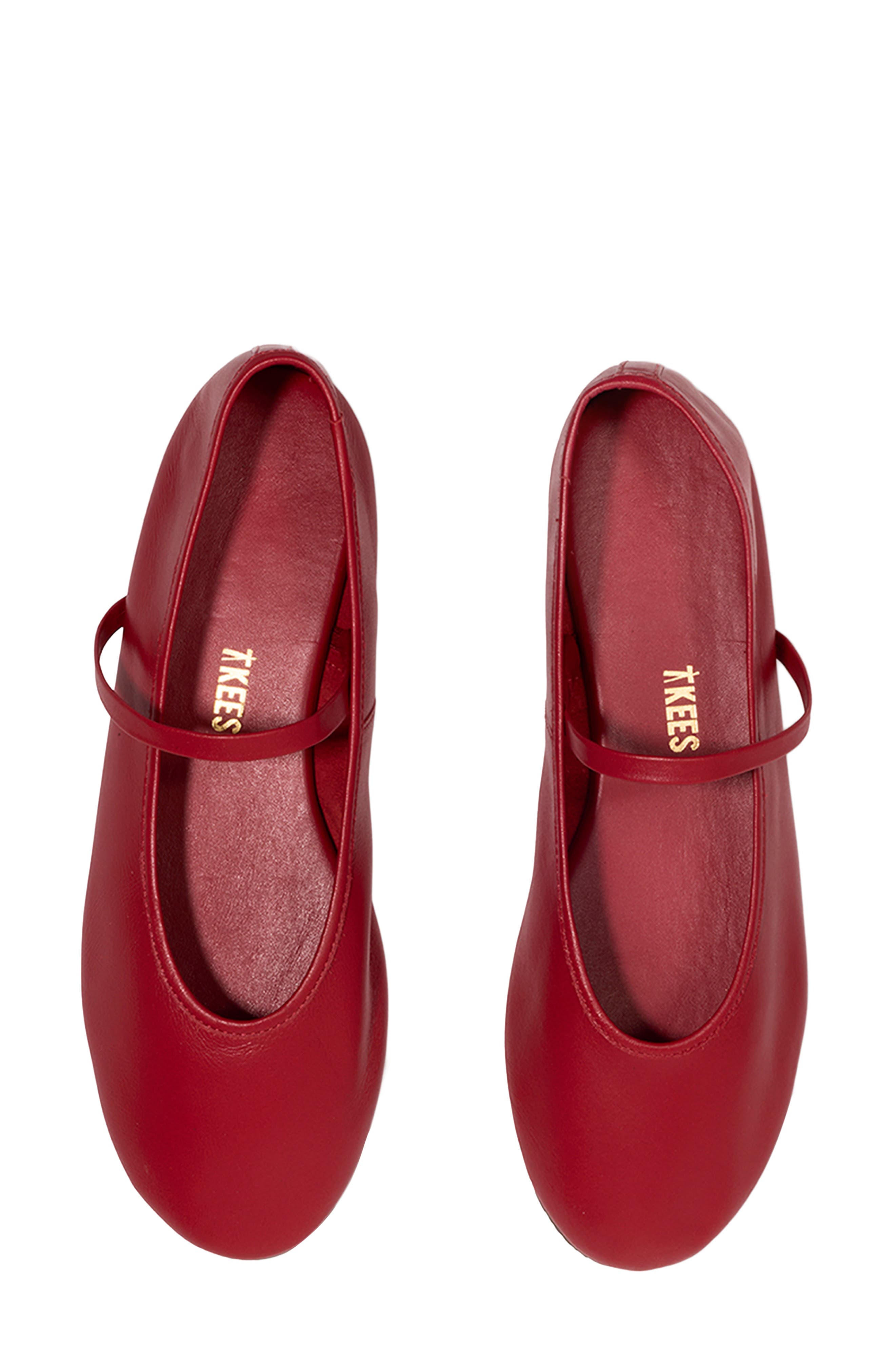 Reese Mary Jane Flat, Alternate, color, CLARET