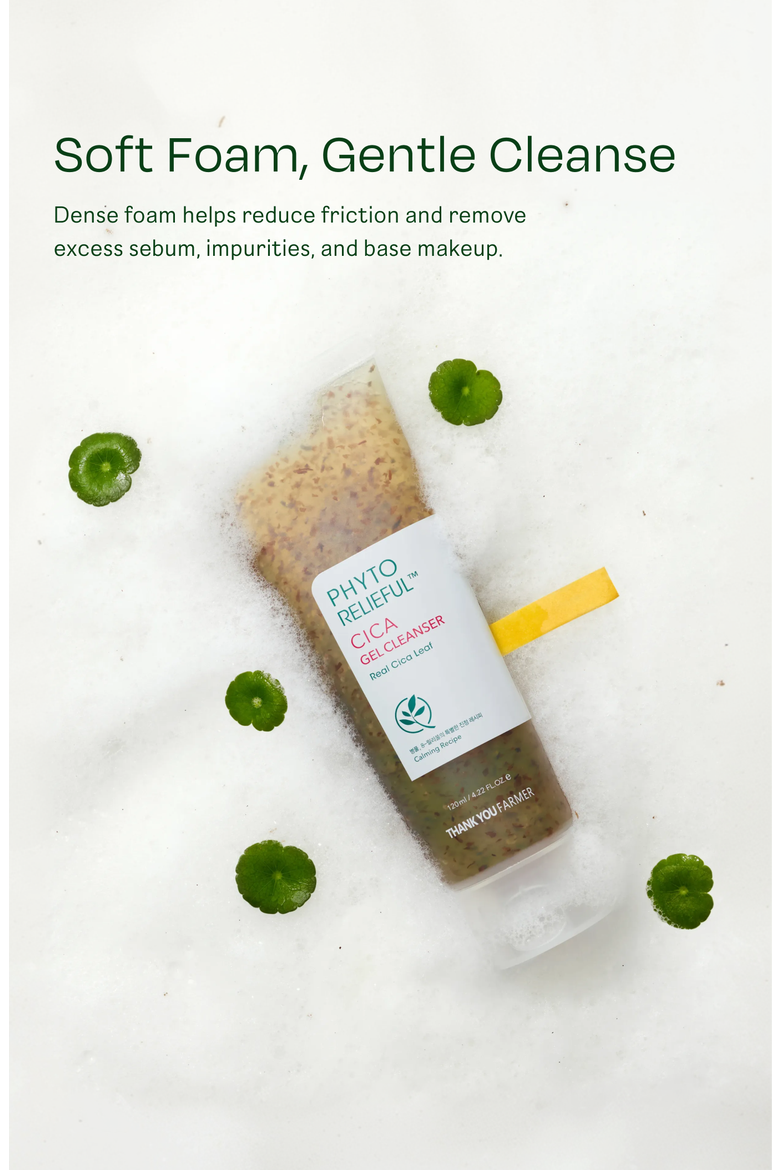Phyto Relieful Cica Gel Cleanser, Alternate, color, White
