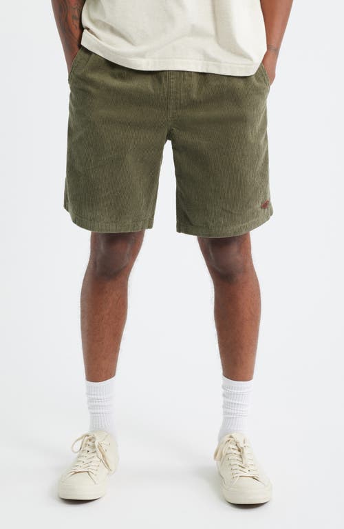 Rip Curl Classic Surf Corduroy Volley Shorts in Green 