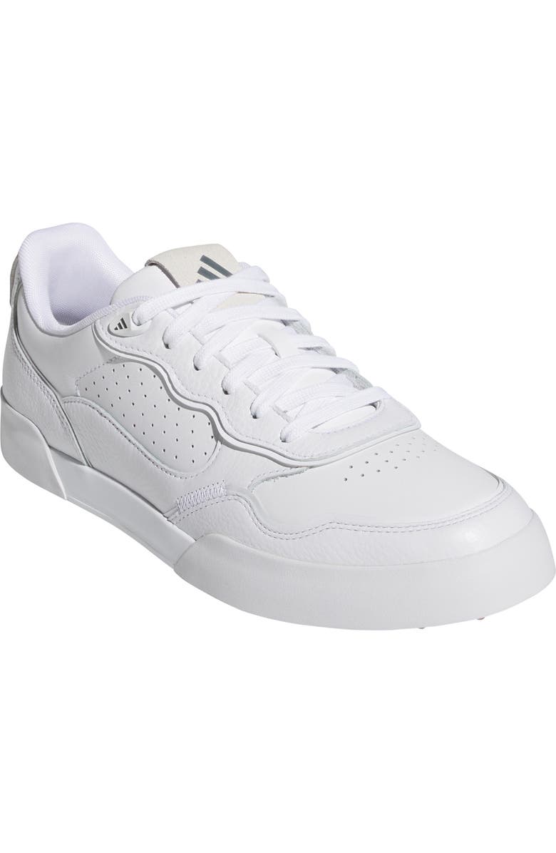 adidas Retrocross 25 Spikeless Golf Shoe, Main, color, Ftwwht/Gre