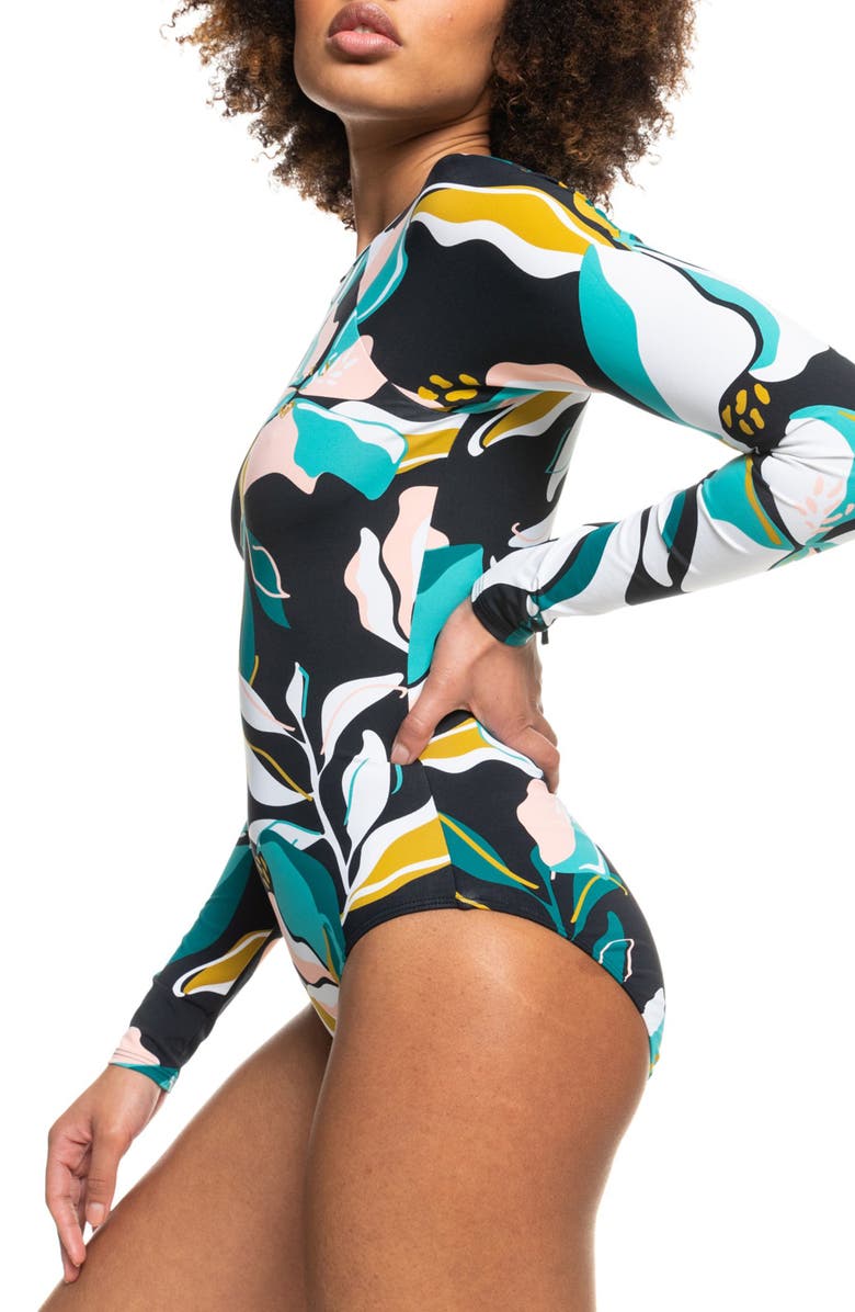 Roxy Beach Classic Rashguard One-Piece Swimsuit, Alternate, color,