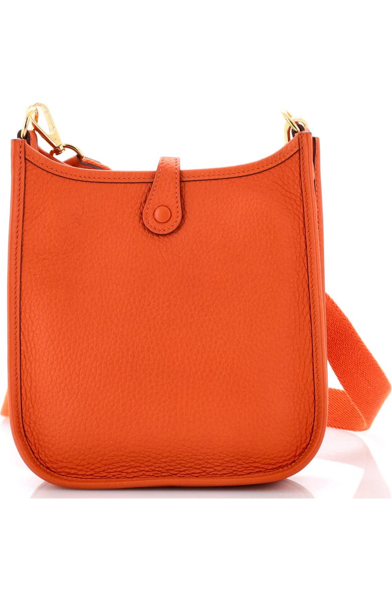 Pre-Owned Hermes Evelyne Bag Gen III Clemence TPM, Alternate, color, Orange Minium