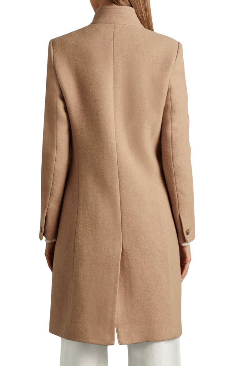 Maude Double Breasted Wool Blend Coat, Alternate, color, LIGHT CAMEL