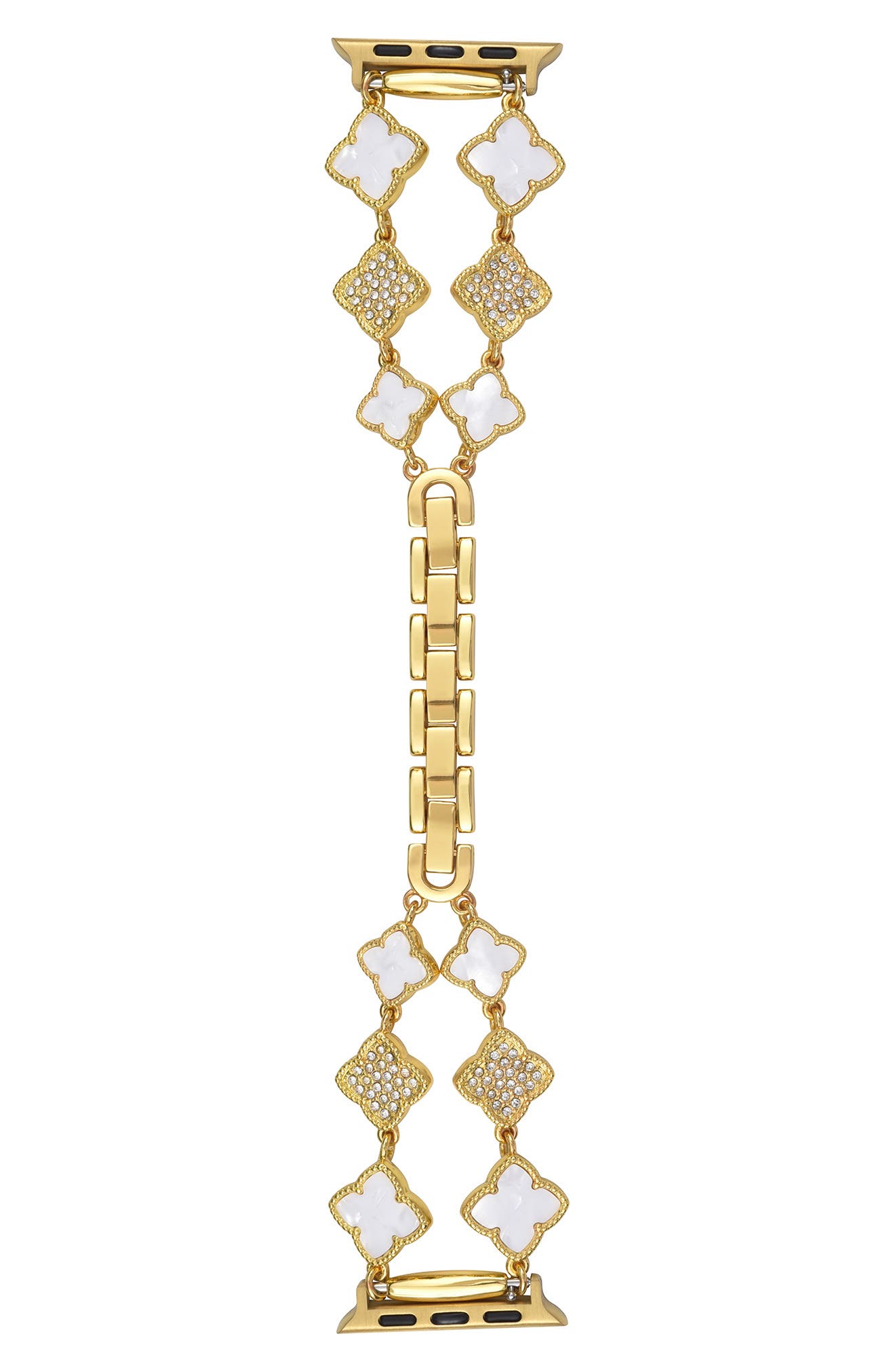 BCBG Double Clover Link Bracelet Apple Watch® Watchband