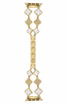BCBG Double Clover Link Bracelet Apple Watch® Watchband