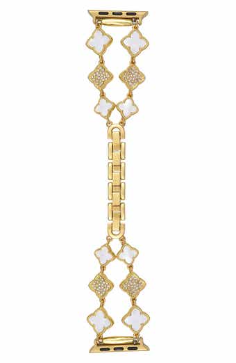BCBG Double Clover Link Bracelet Apple Watch® Watchband