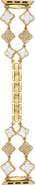 BCBG Double Clover Link Bracelet Apple Watch® Watchband