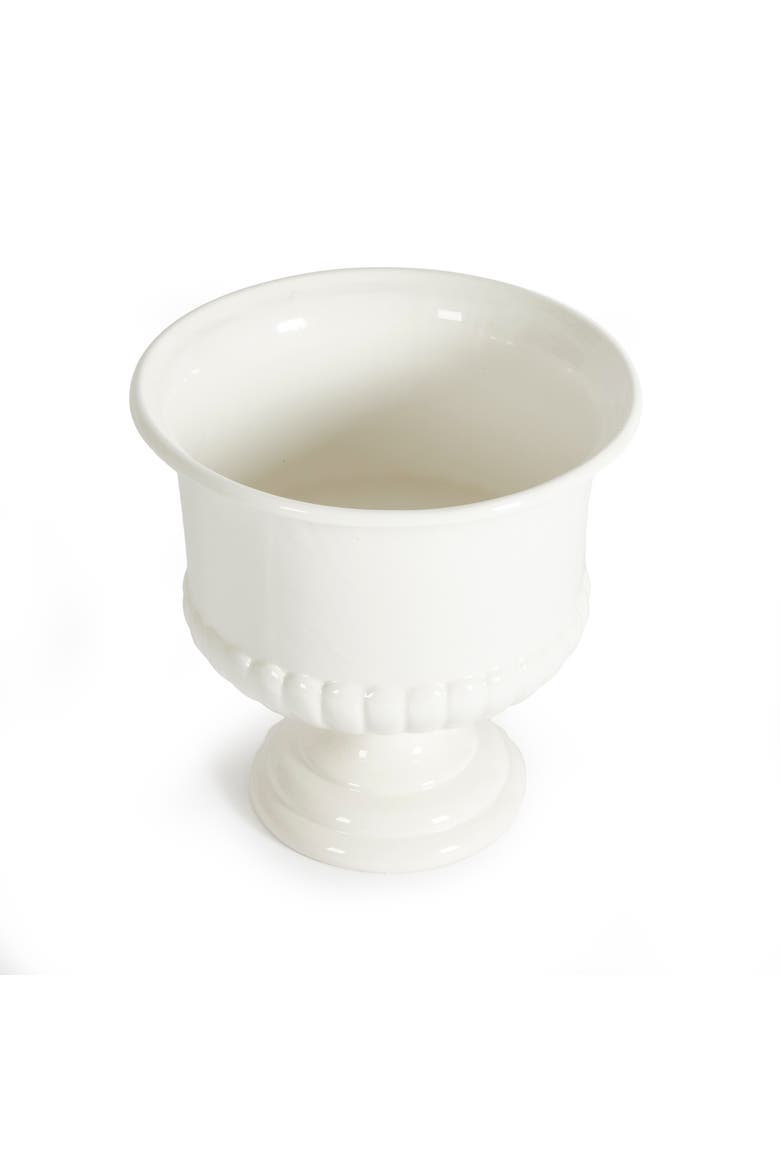 Mirabelle Decorative Pedestal Bowl, Main, color, White