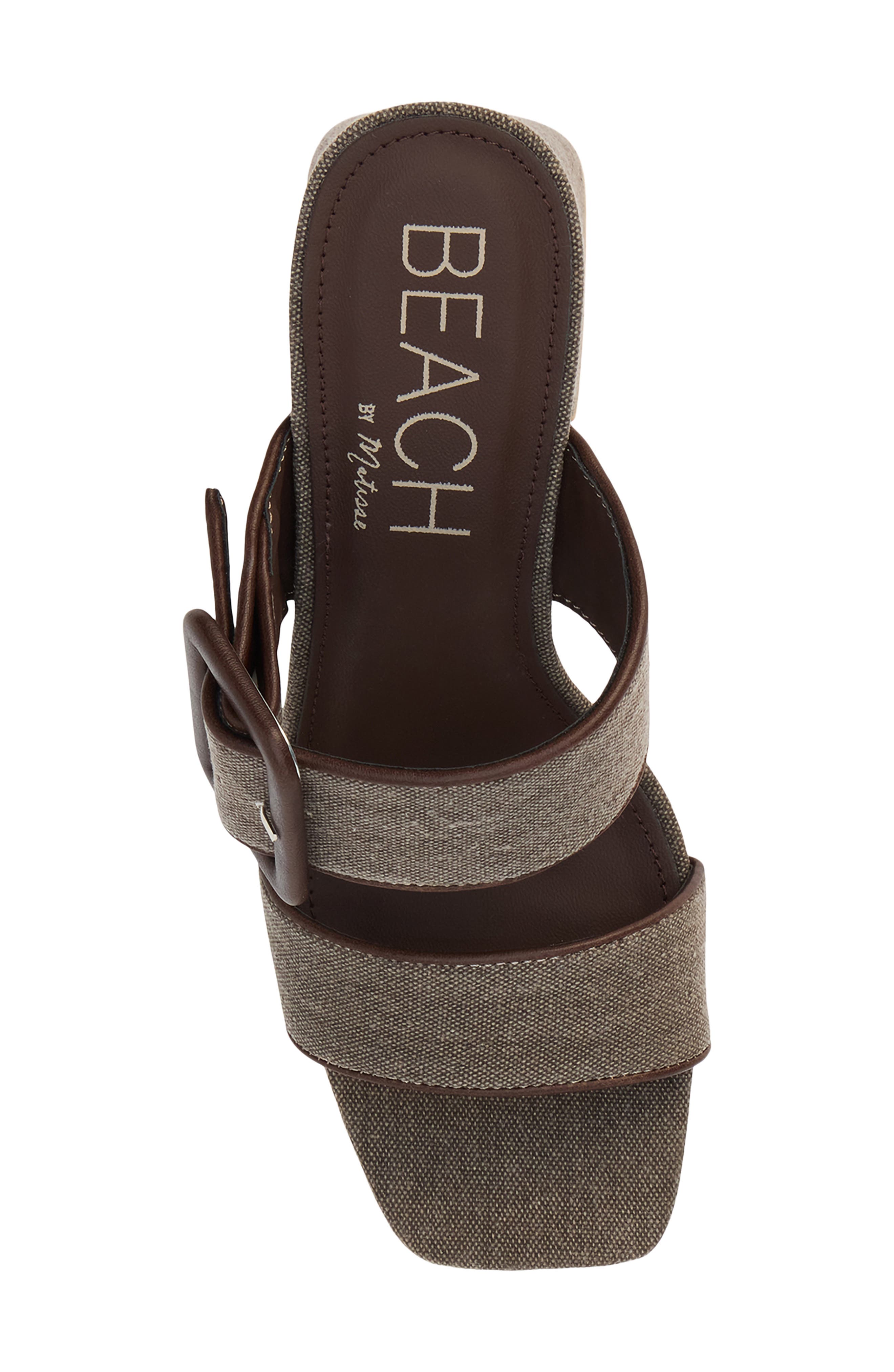Lucy Block Heel Sandal, Alternate, color, CHOCOLATE LINEN