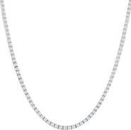 Bliss Diamond 10Ct TW Lab Grown Diamond Tennis Necklace 14K Gold 16.5"