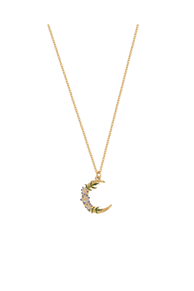 Nightshade Moon Gold Necklace, Main, color, Gold