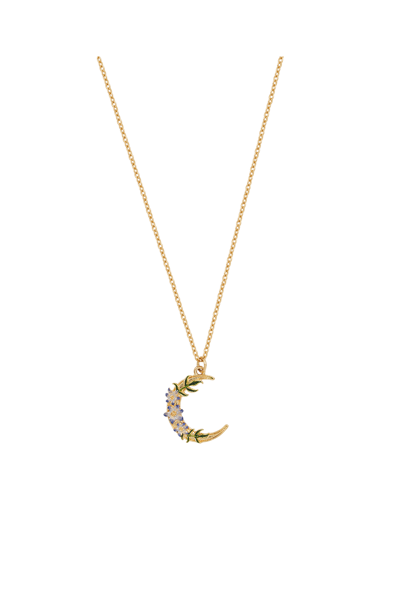 Fable England Nightshade Moon Gold Necklace, Main, color, Gold