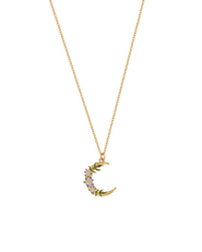 Fable England Nightshade Moon Gold Necklace