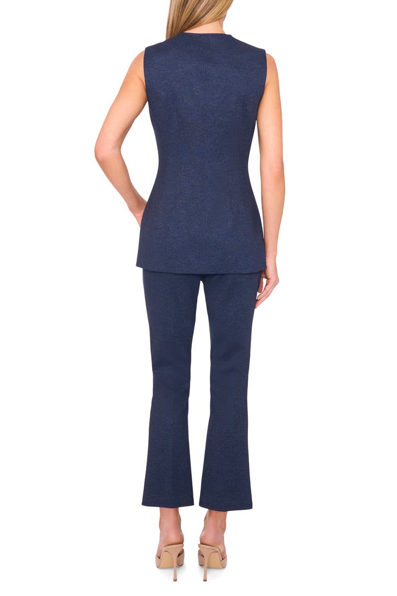 Long Fitted Vest, Alternate, color, INDIGO NAVY
