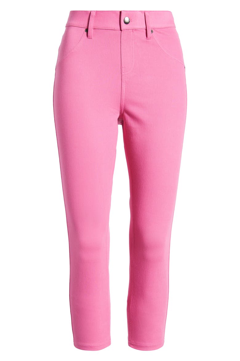 Ultrasoft Denim Capri Leggings, Alternate, color, IBIS ROSE