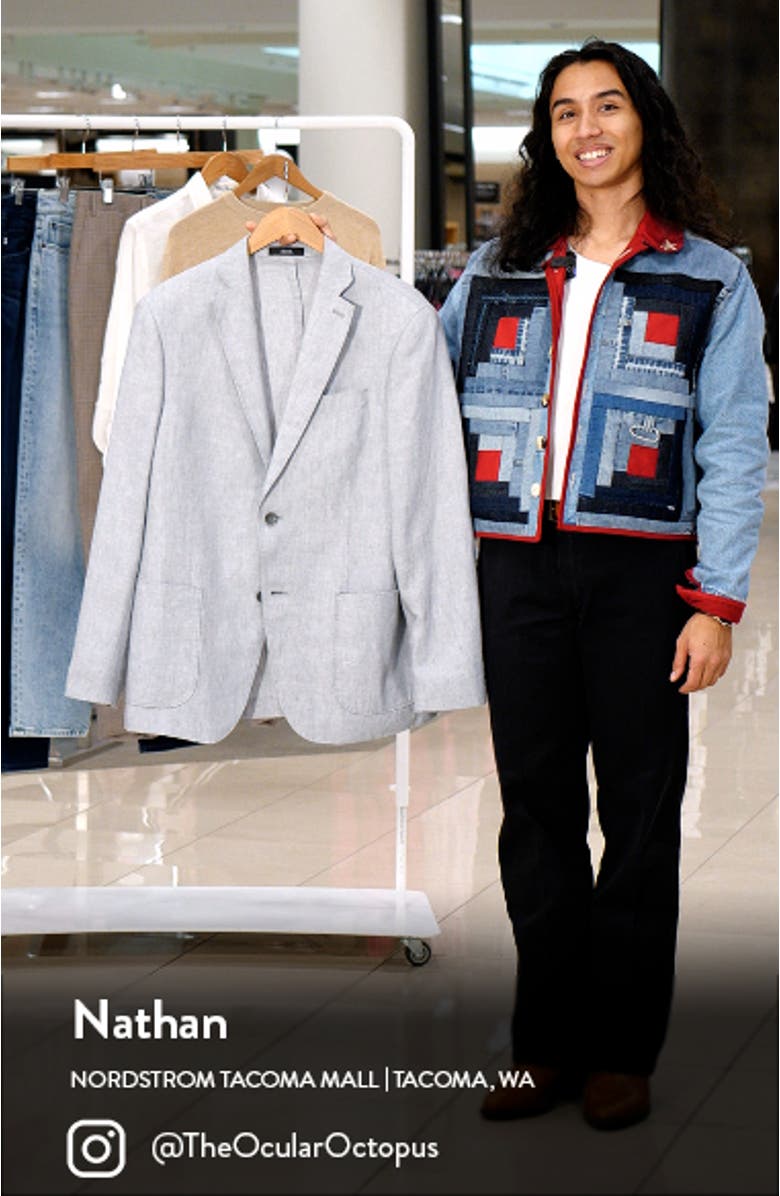 Patch Pocket Linen Sport Coat, sales video thumbnail