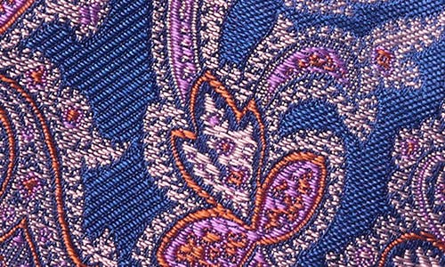 Ted Baker London Culpeper Twill Paisley Silk Blend Tie In Purple
