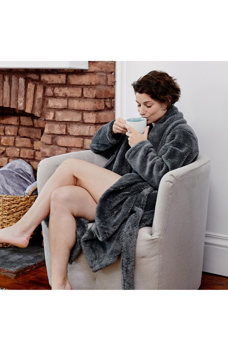 Gravity x Modernist Weighted Collar Robe, Alternate, color, 