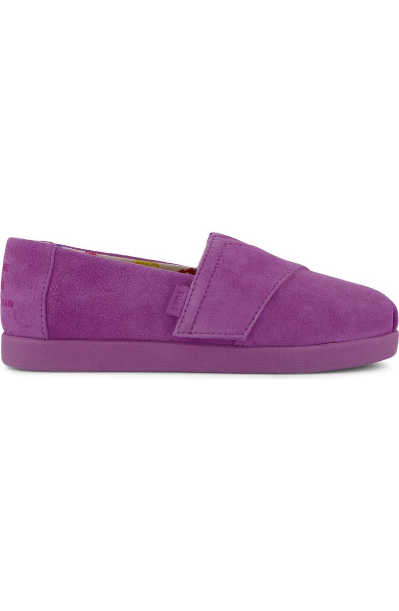 TOMS x Jamie Mizrahi Kids' Alp FWD Water Repellent Suede Slip-On Espadrille, Alternate, color,