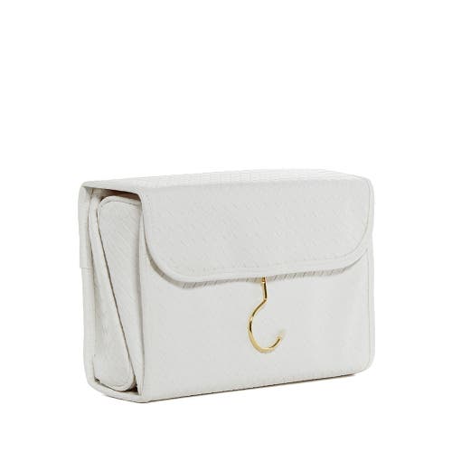 Trvl Design Woven Hanging Toiletry Bag In White