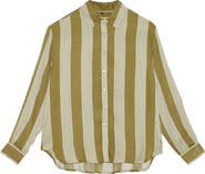 DELUC Milo Stripe Satin Shirt