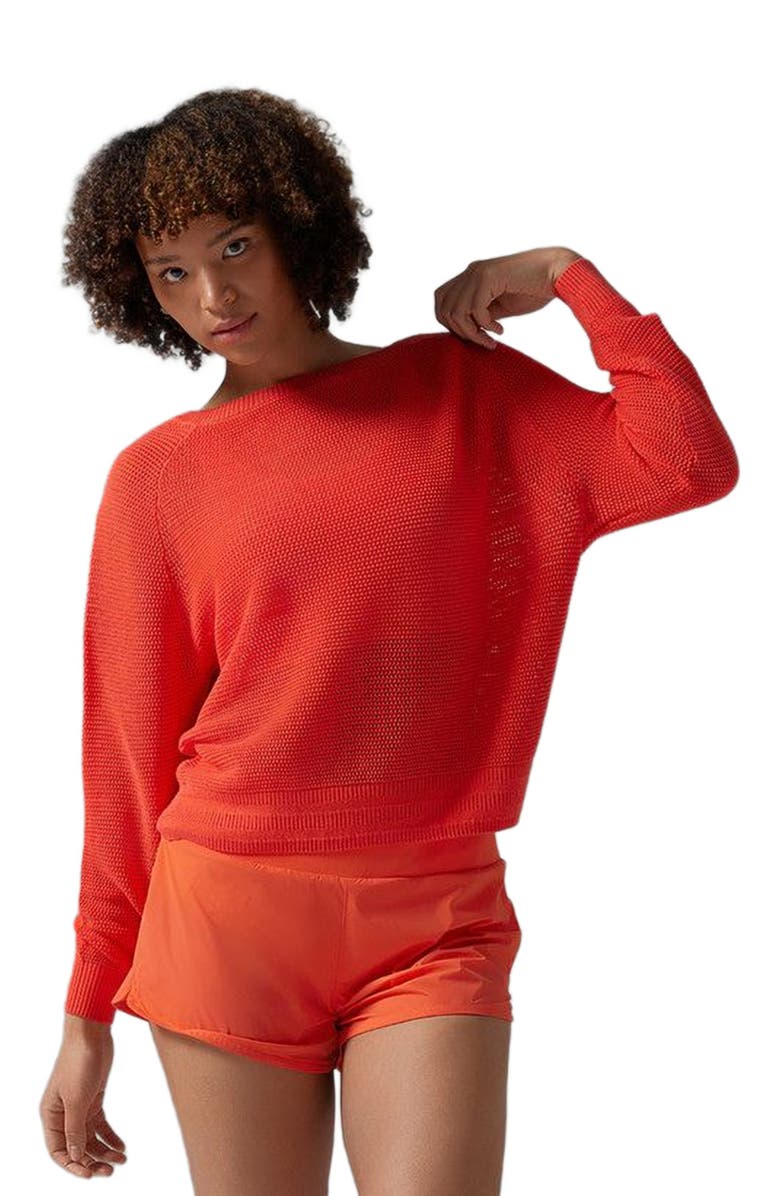 Tavi West Coast Sweater, Alternate, color, Hot Coral