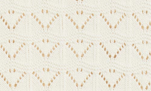 VINCE CAMUTO VINCE CAMUTO POINTELLE COTTON BLEND SLEEVELESS SWEATER