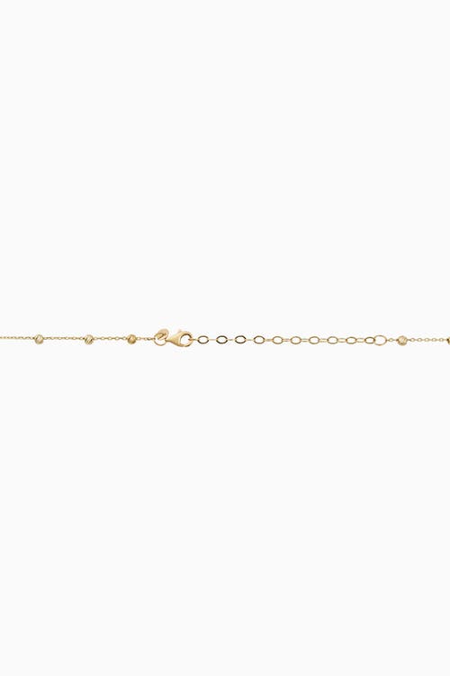 Oradina 14k Gold Celebration Ball Station Necklace In Yellow Gold