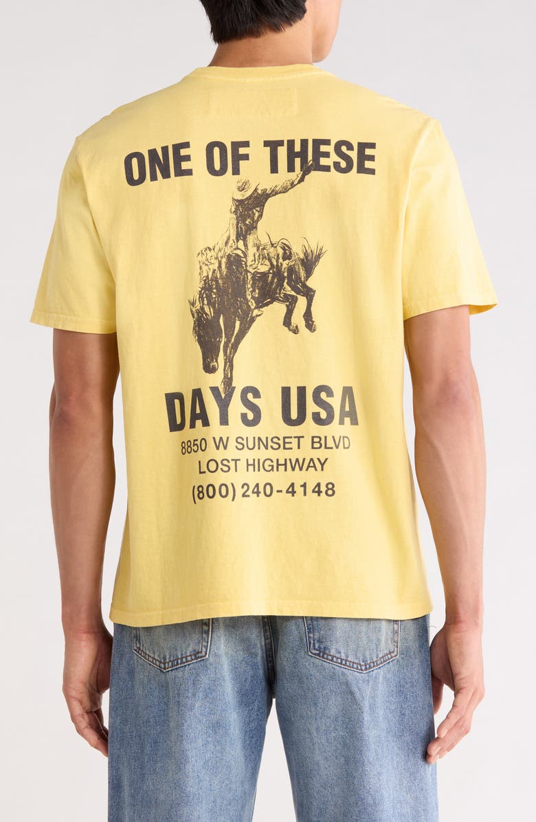 ONE OF THESE DAYS Break on Through Cotton Graphic T-Shirt, Alternate, color, Summer Yellow
