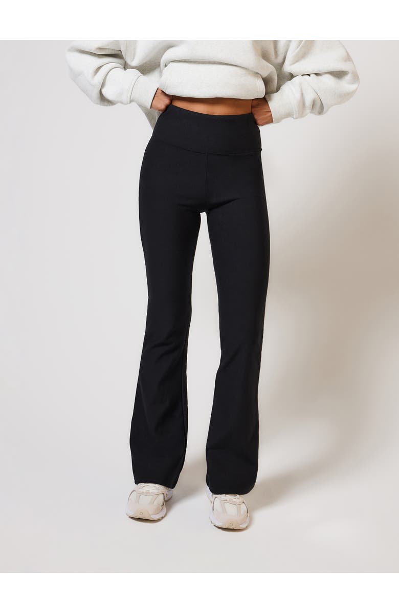 LOVALL Winter Flare Leggings, Main, color, Black