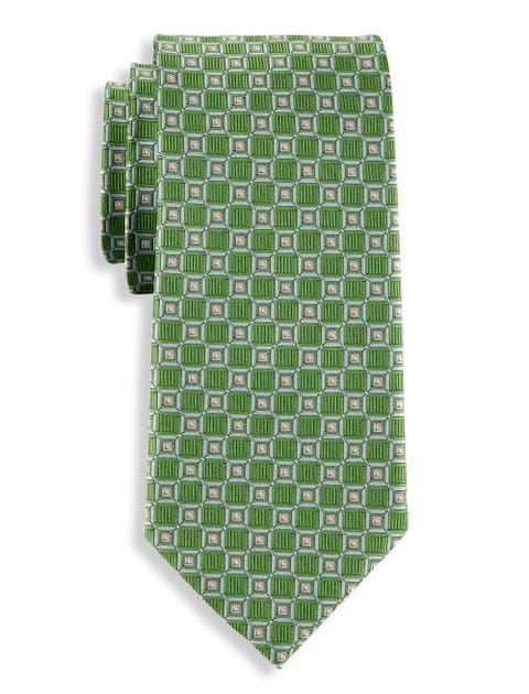 Big & Tall Geometric Patterned Tie V2
