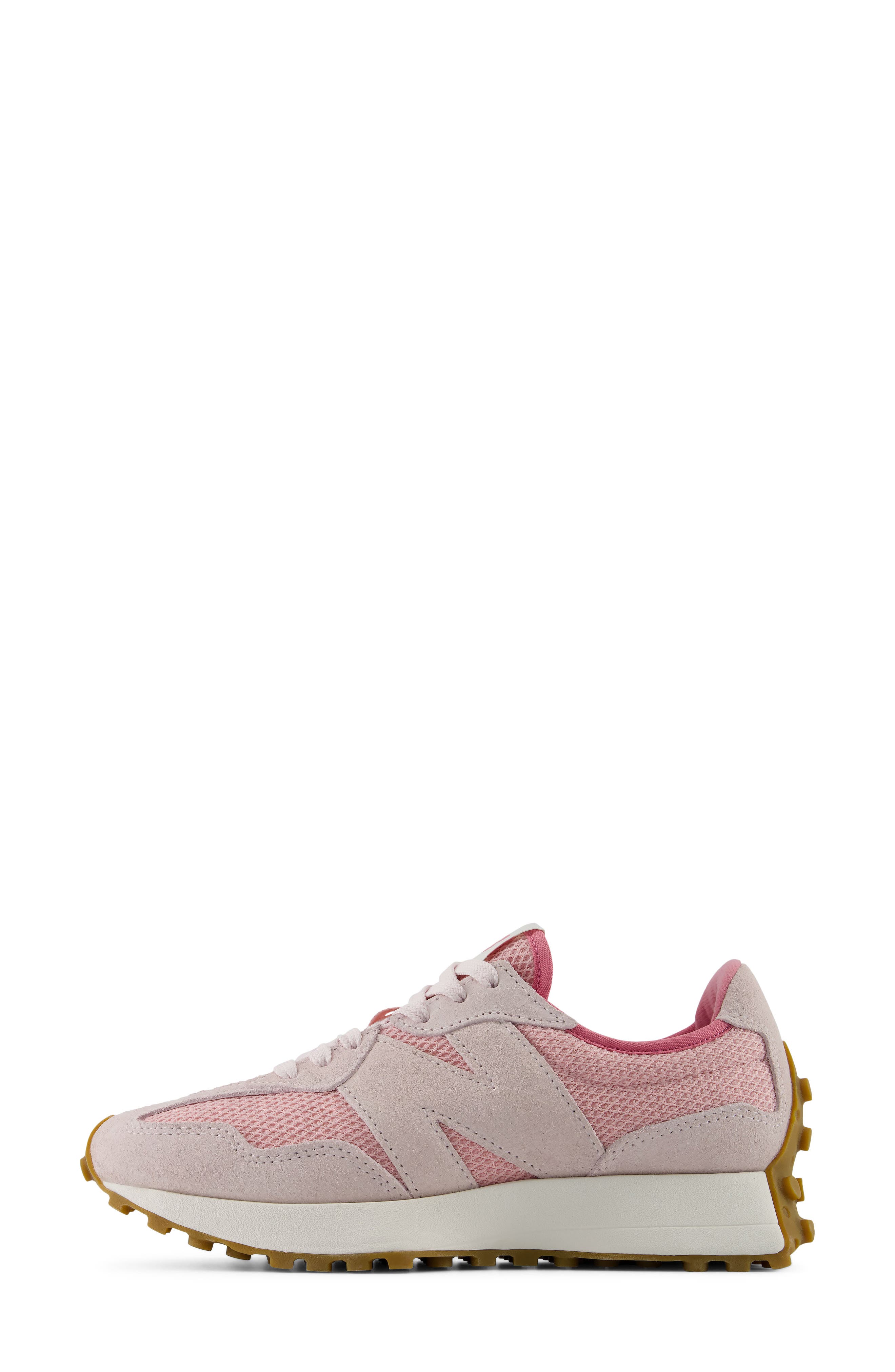 327 Sneaker, Alternate, color, PINK GRANITE/ PINK CHALK