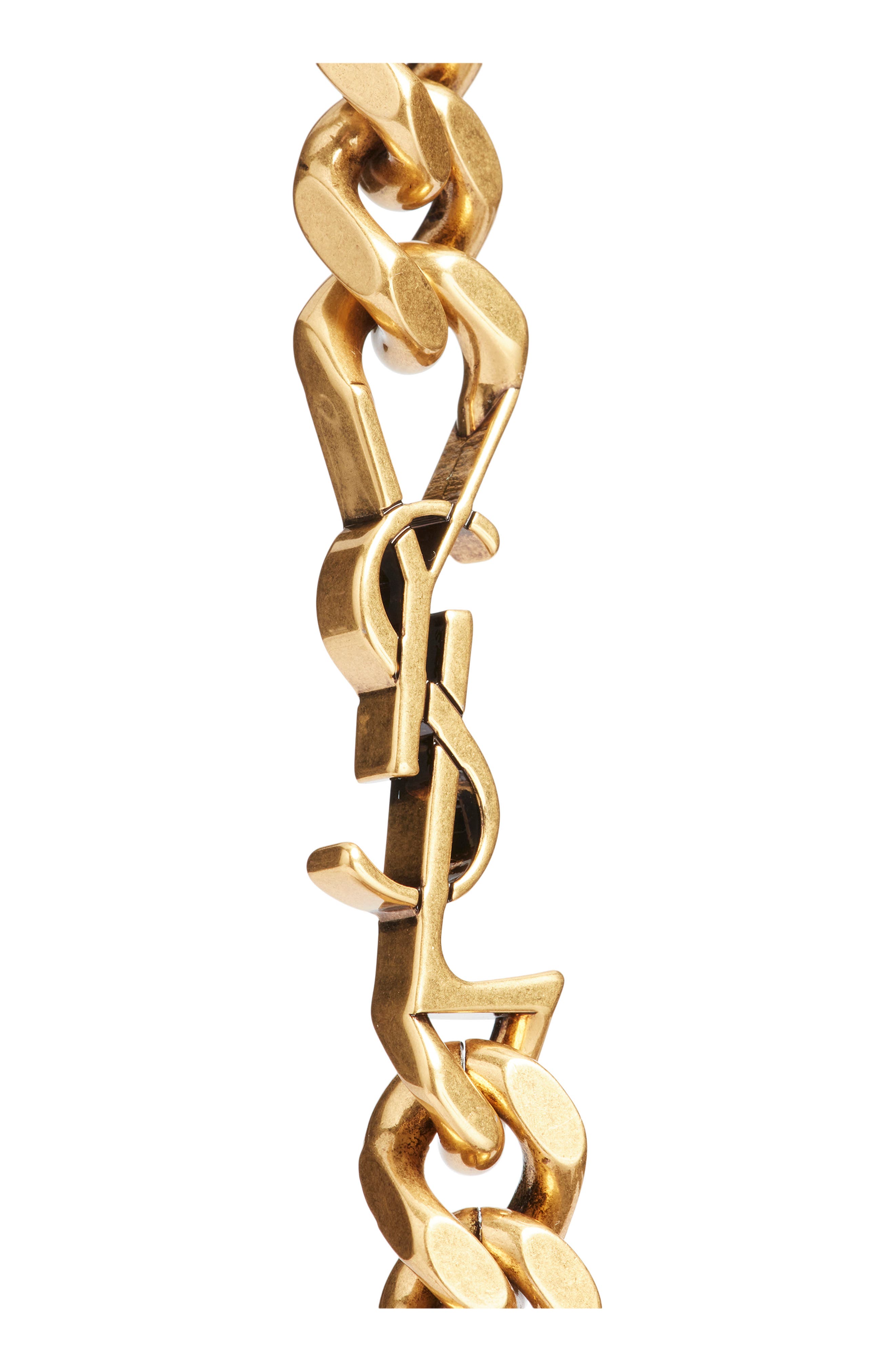 Saint Laurent Cassandre Quilted Leather Bucket Bag, Alternate, color, Noir