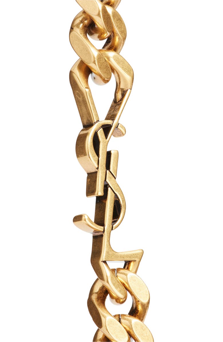 Saint Laurent Cassandre Quilted Leather Bucket Bag, Alternate, color, Noir