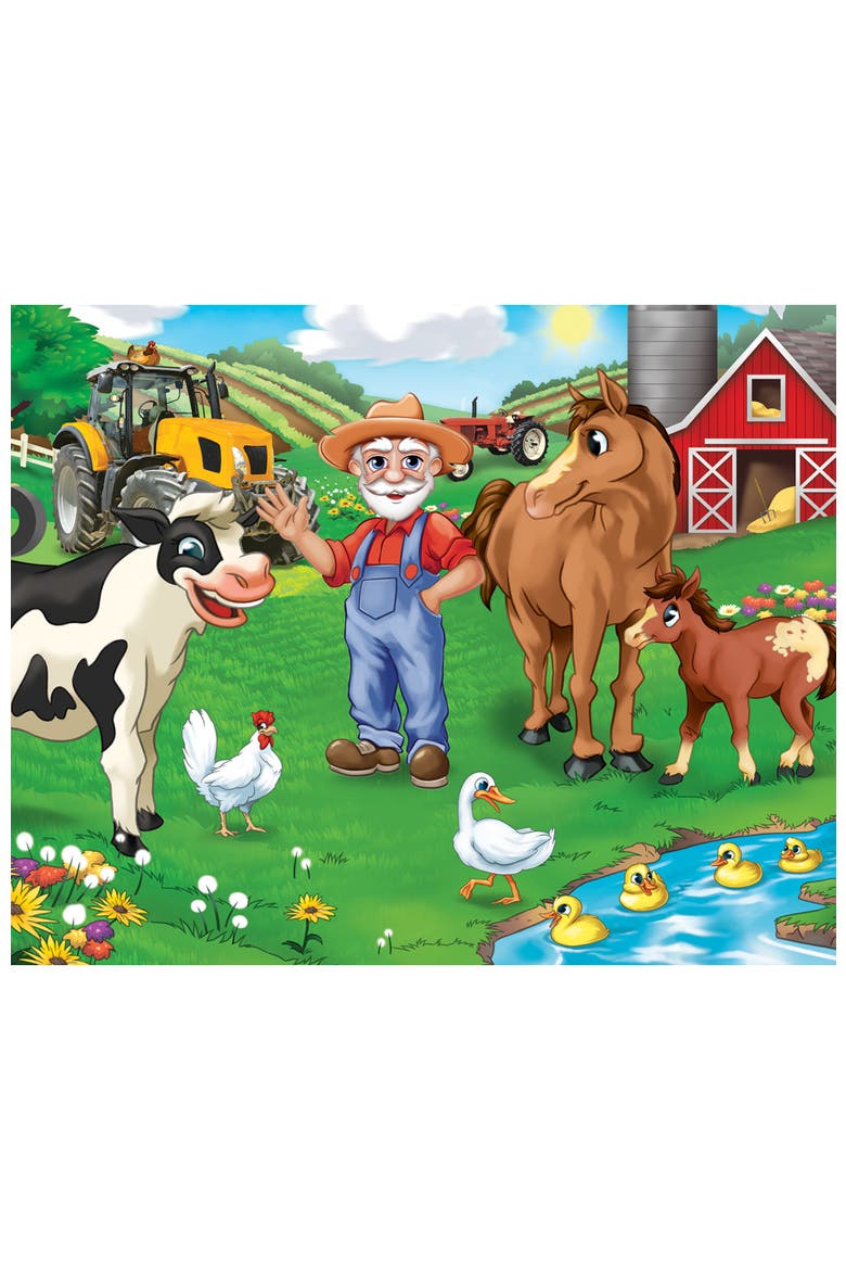 Old MacDonald 100pc Puzzles 4-Pack, Alternate, color, Multicolor