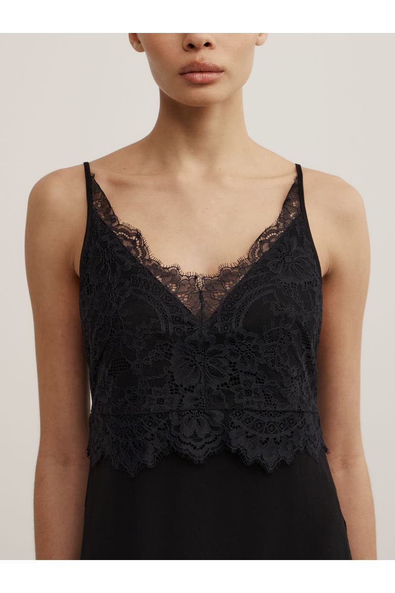 Longline Lace Tunic, Alternate, color, Black