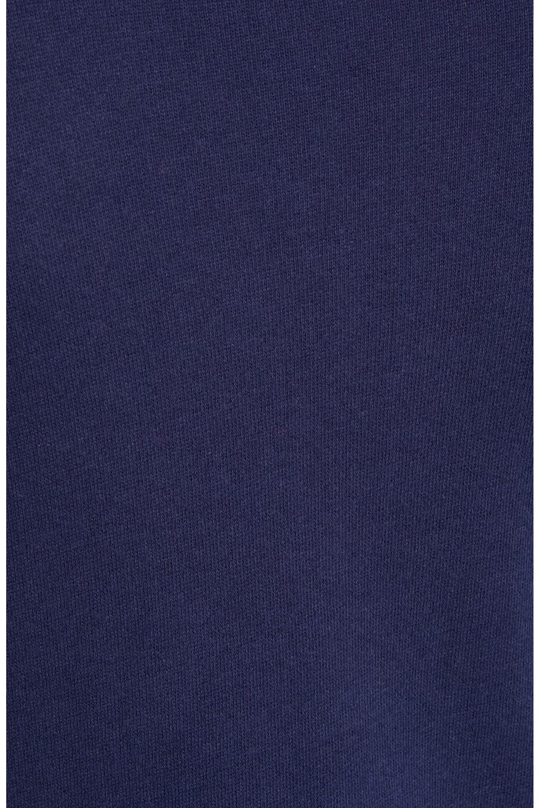 Asymmetrical Drape Collar Terry Jacket, Alternate, color, NAVY PEACOAT