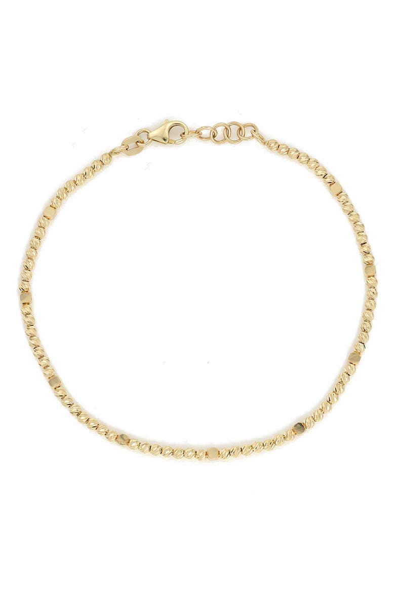 Bony Levy 14K Gold Beaded Bracelet, Main, color, 