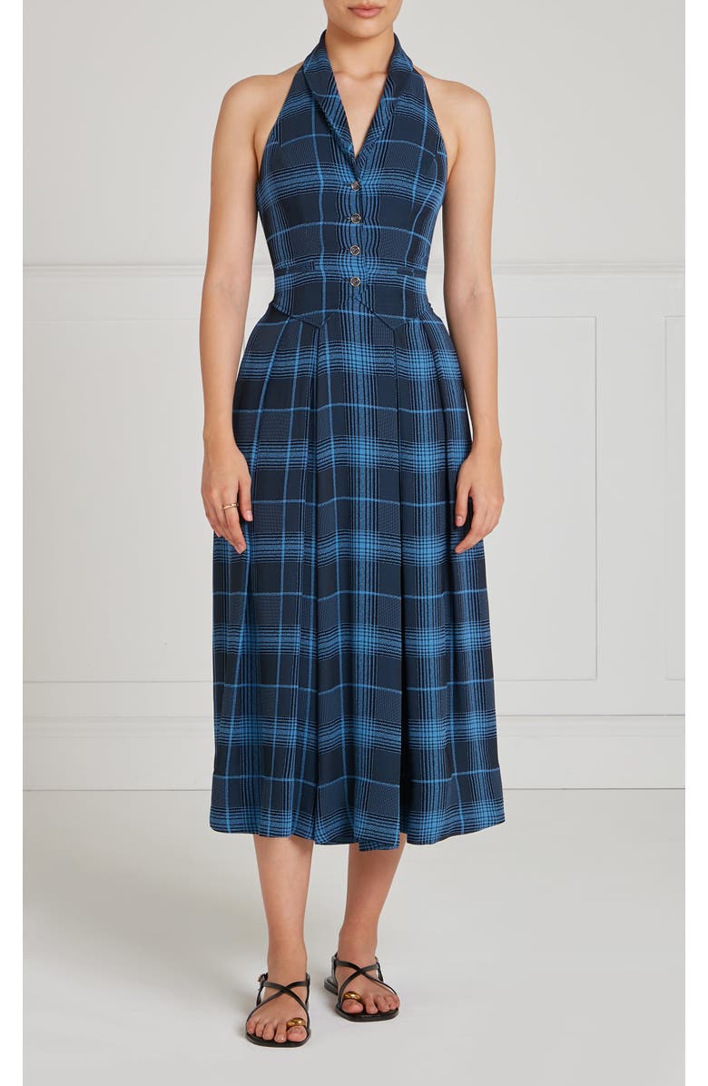 Temperley London Plath Dress, Main, color, Dark Blue