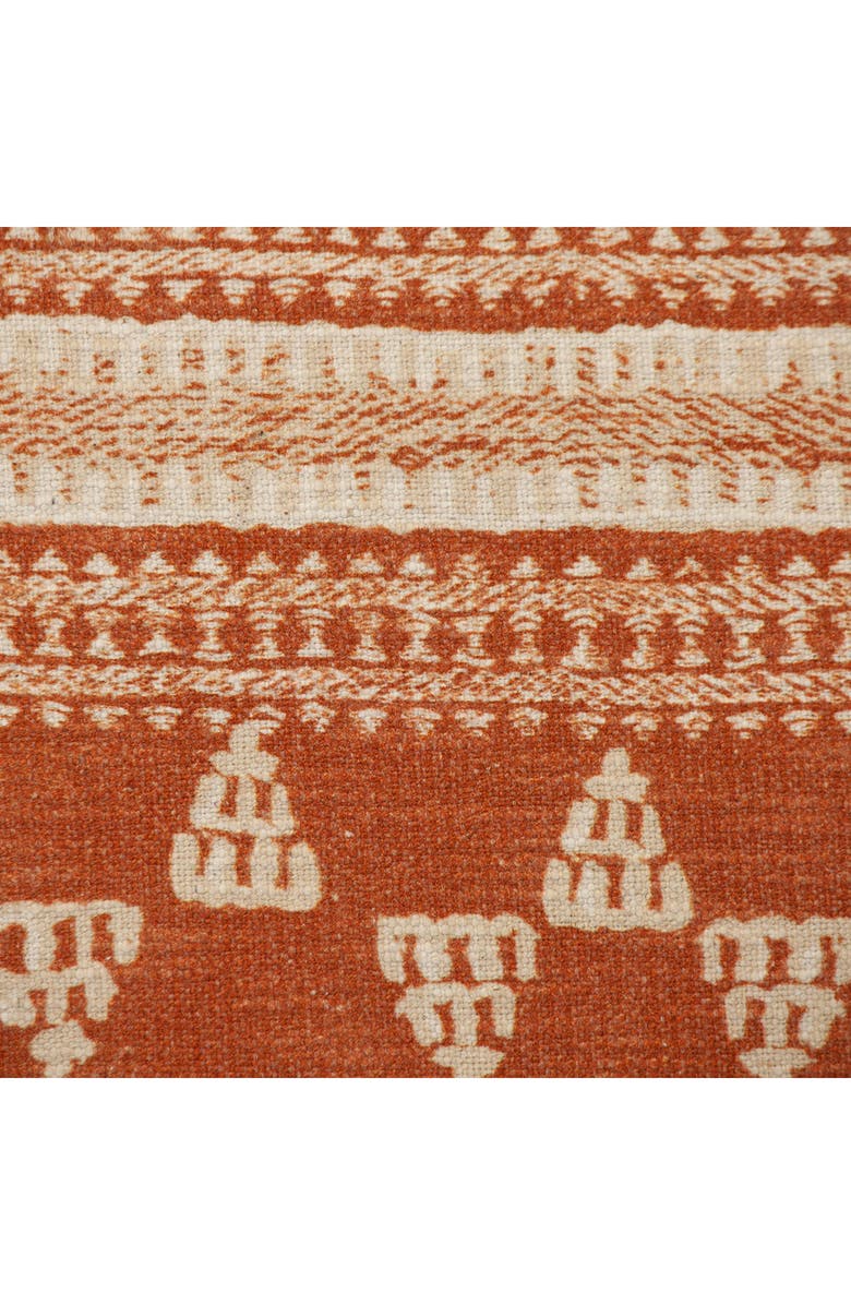 PARKLAND COLLECTION Geometric Cotton Accent Pillow, Alternate, color, Orange