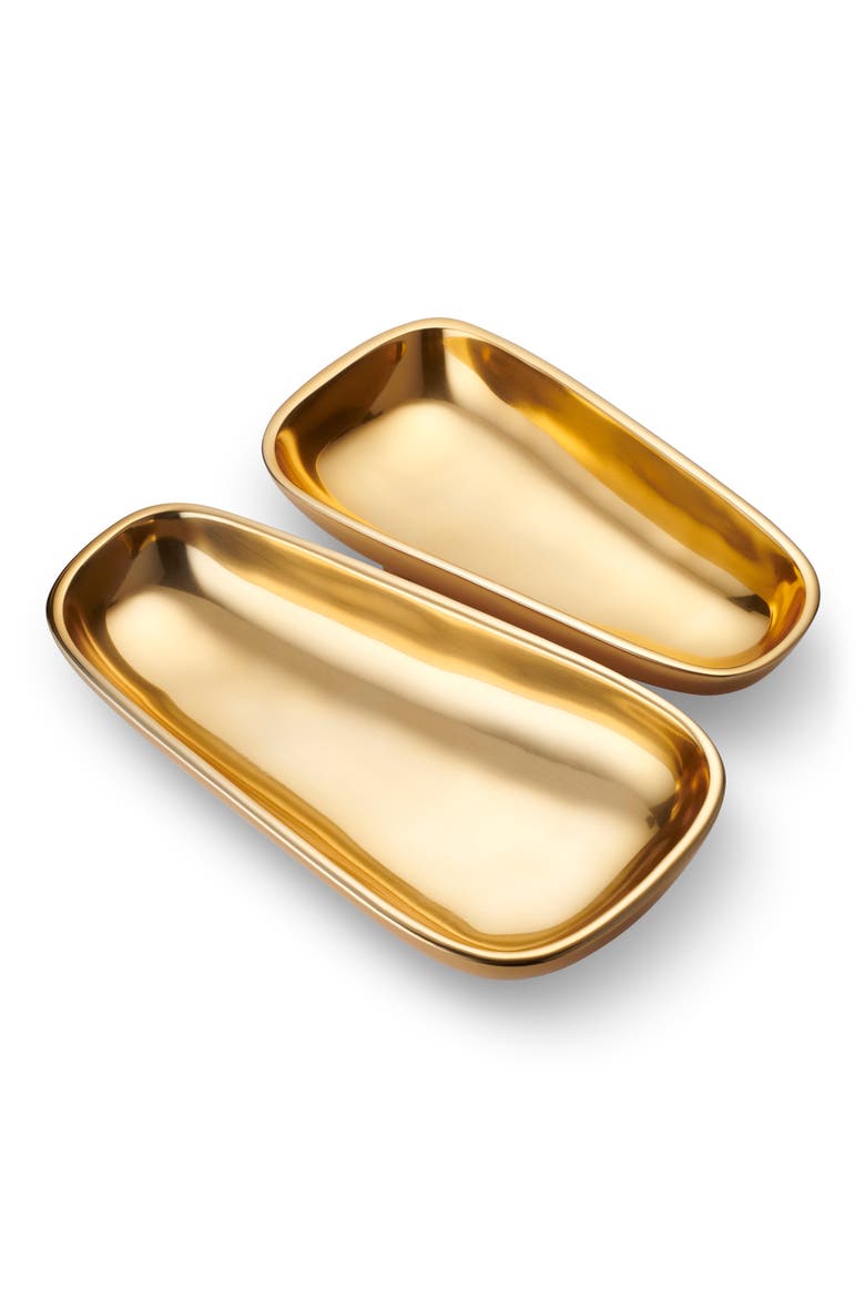Valerio Small Footed Bowl, Alternate, color, GOLD