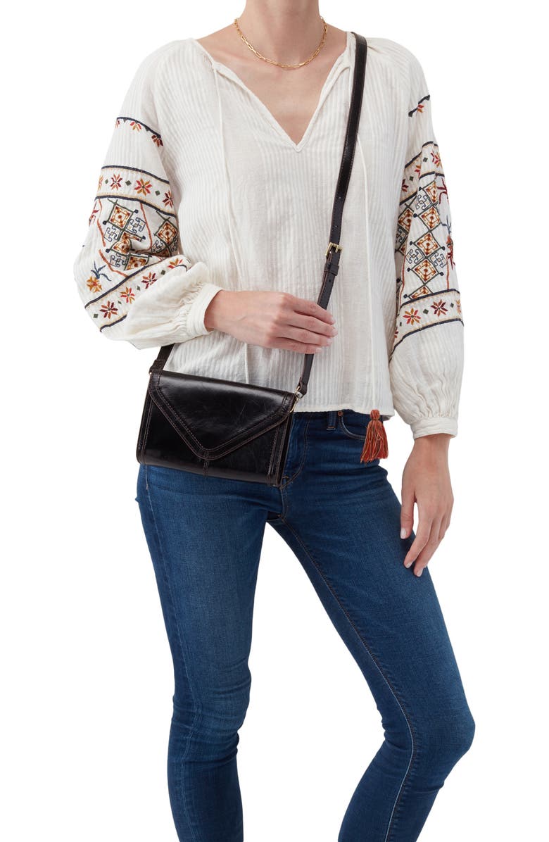 HOBO Fleet Convertible Leather Crossbody Bag, Alternate, color,