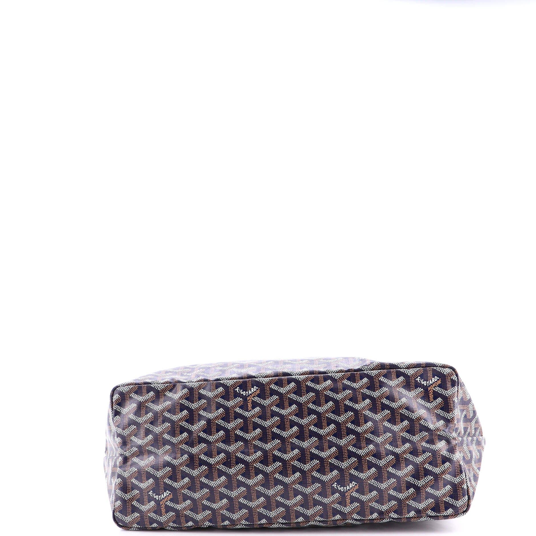 Pre-Owned Goyard Saint Louis Tote Coated Canvas PM, Alternate, color, Blue