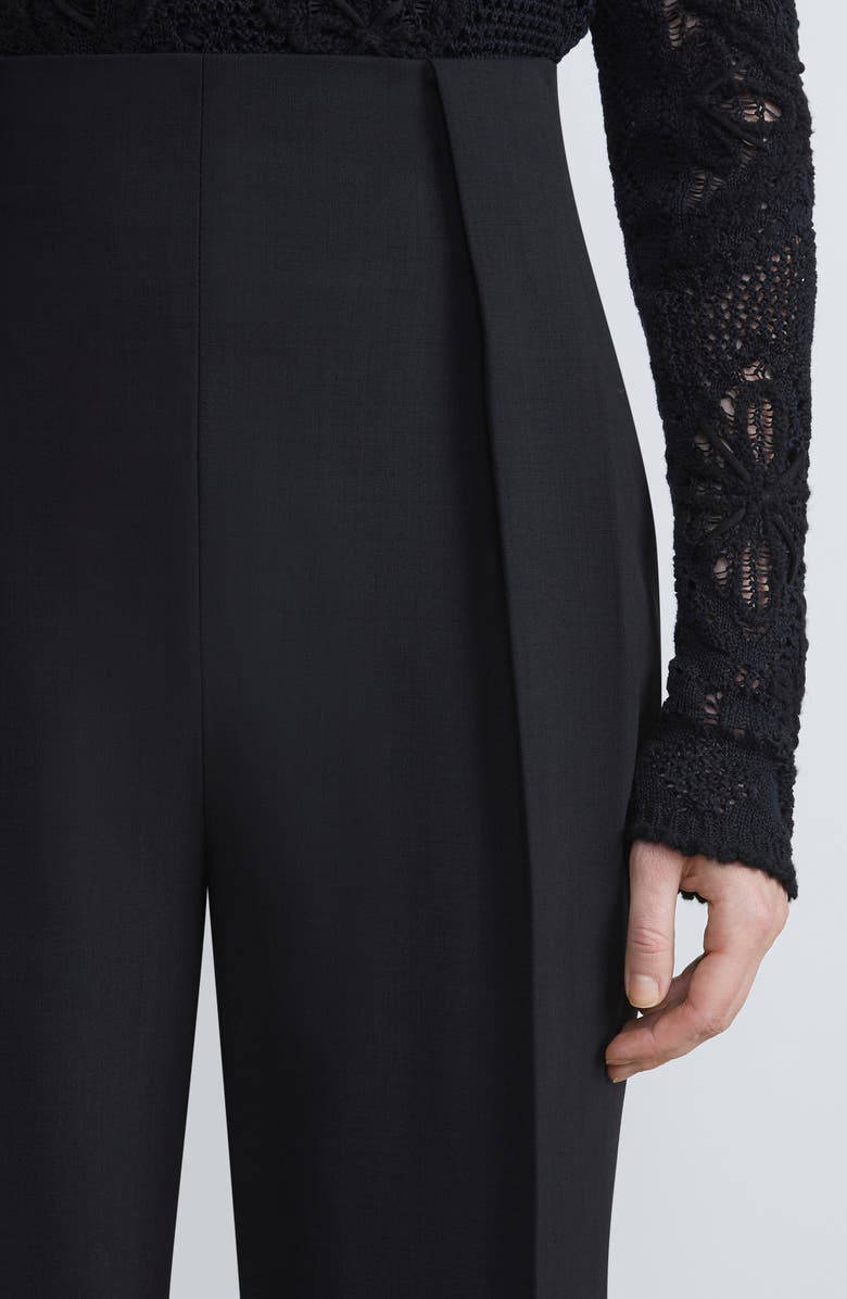 Lafayette 148 New York Waverly Double Face Stretch Wool Pants, Alternate, color, 