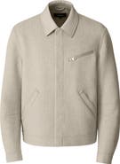 Mackage Hayes Herringbone Mixed Media Wool Jacket