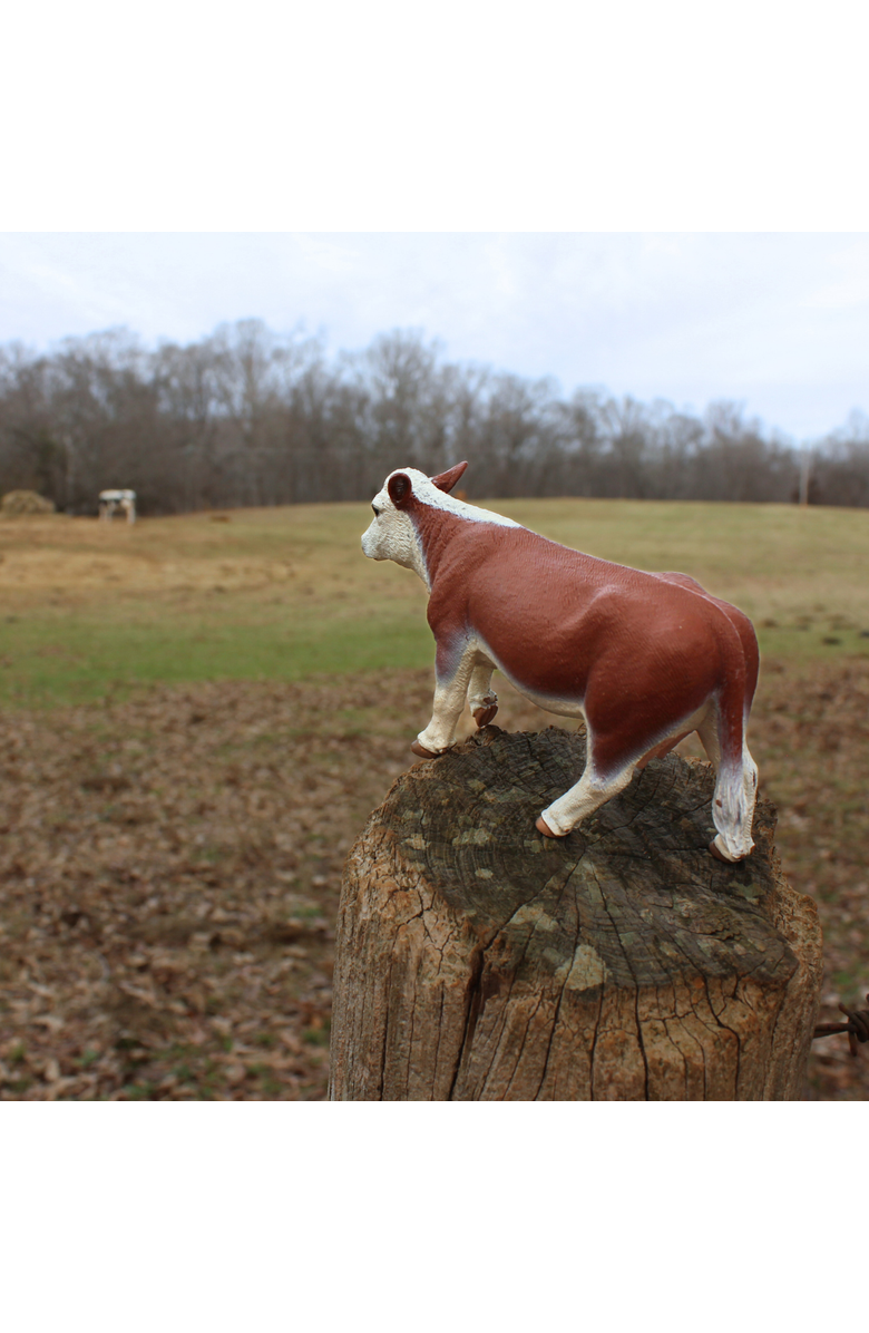 Safari Ltd. Hereford Cow Kids Toy Figure, Alternate, color, NO COLOR