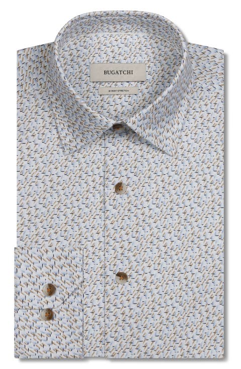 James OoohCotton® Sailboat Print Button-Up Shirt