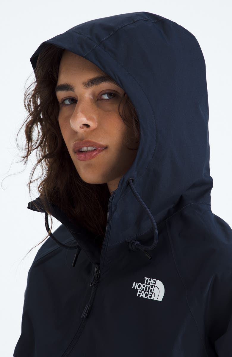 The North Face Antora Waterproof Rain Hoodie, Alternate, color, Periwinkle Glow/ Summit Navy