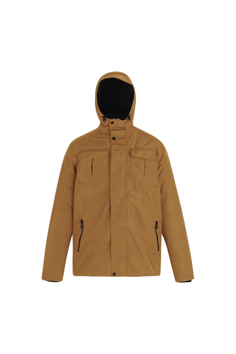 Eamont Insulated Waterproof Jacket, Main, color, Brown